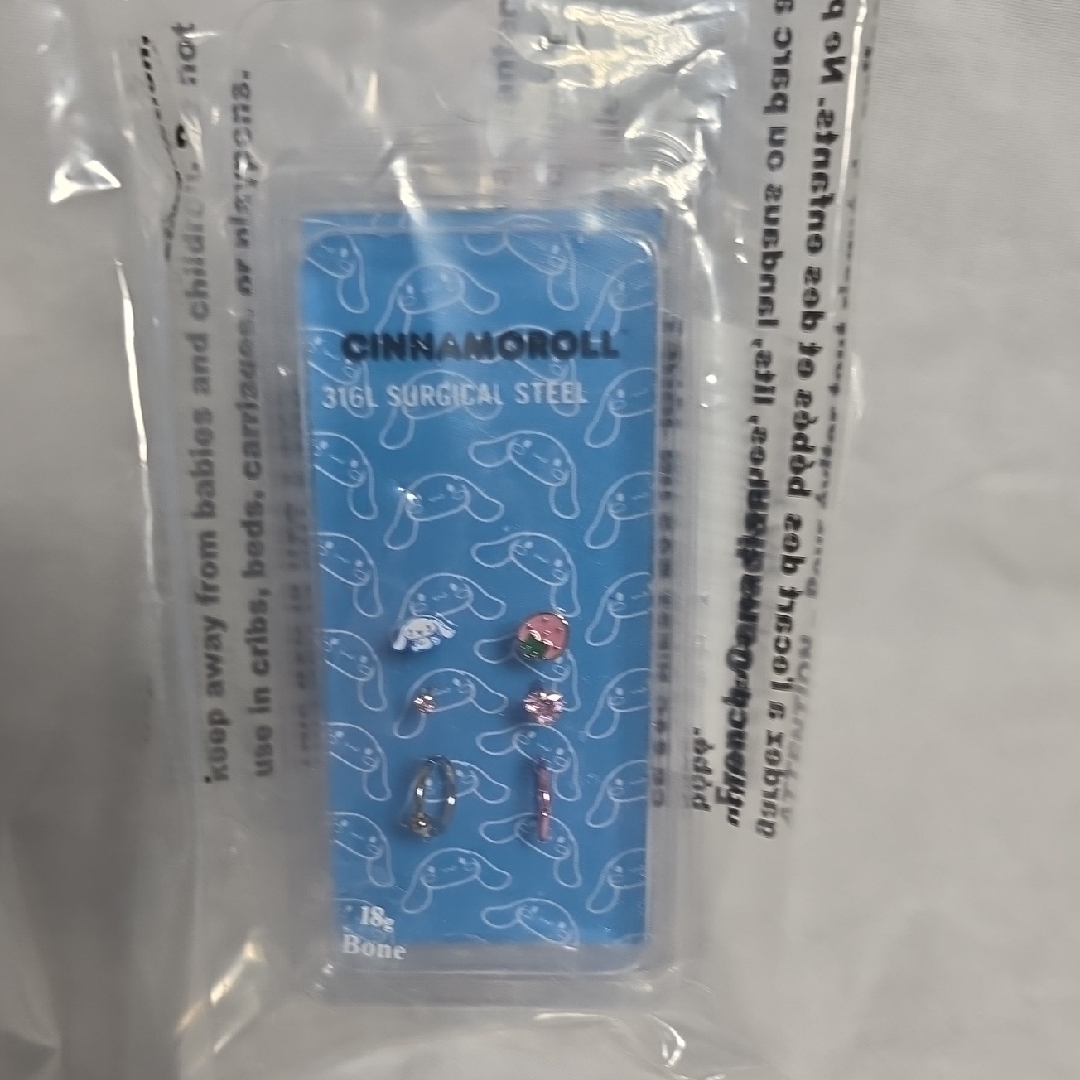 Surgical Steel Cinnamoroll Nose Piercings Never Opened